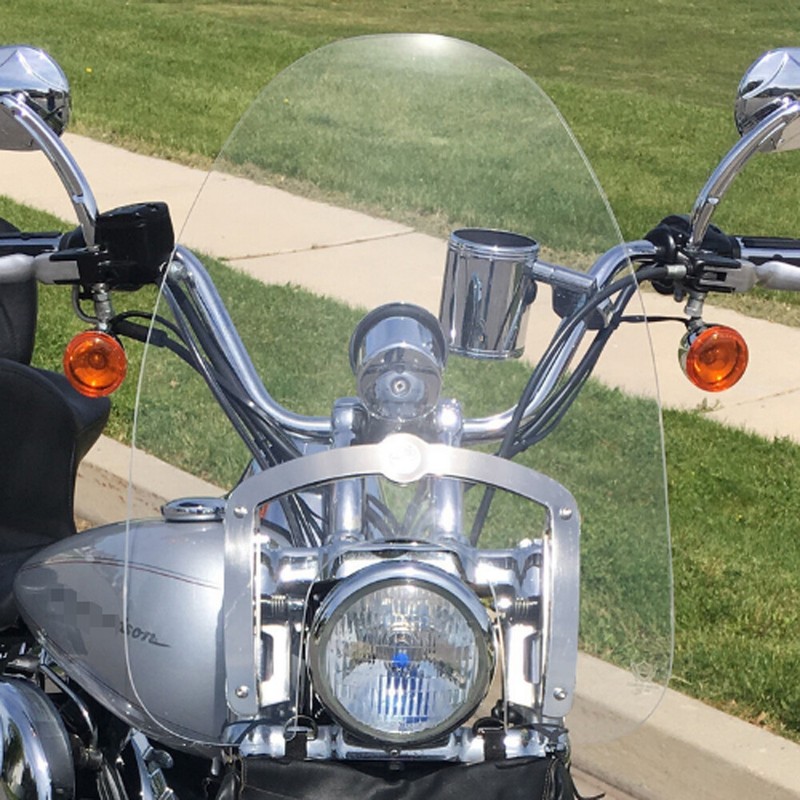 Clear Windshield Windshield For Harley Softail Dyna Sportster XL 883