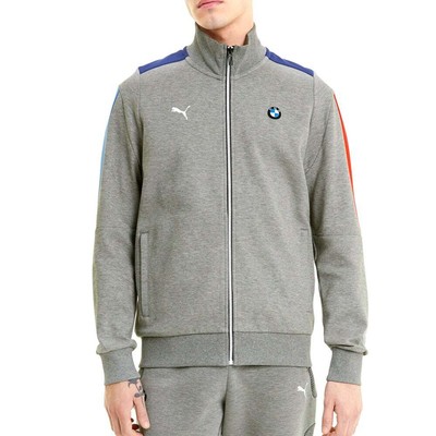 

Puma Bmw M Motorsport T7 Sweat Full Zip Jacket Mens Grey Casual Athletic Outerw, Puma Bmw M Motorsport T7 Sweat Full Zip Jacket