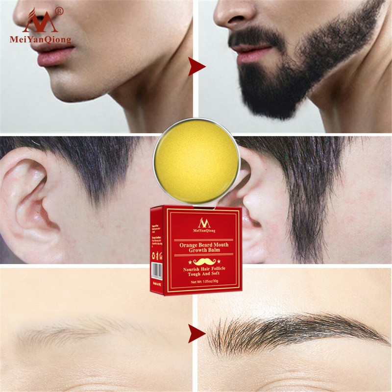 Mens Beauty Hair Wax Beard Growth Moustache Care Cream Leave In