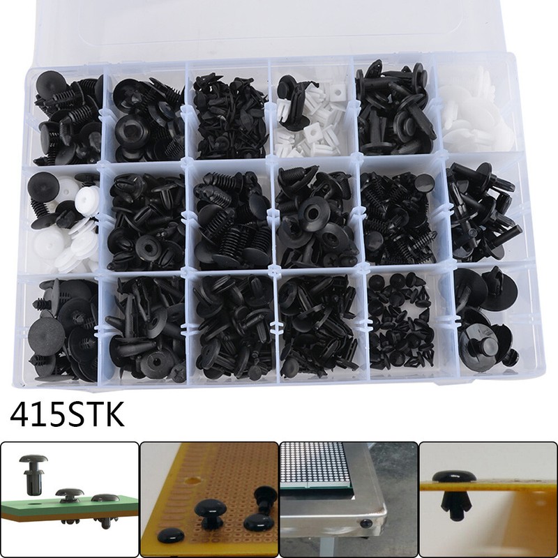 415X Auto Niete Clip Sortiment, Türverkleidung Für PKW KFZ Werkstattbedarf Set