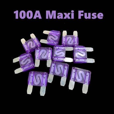 20A/30A/40A/50A/60A/70A/80A/100A/120A Car Amp Large Blade Style Audio MAXI Fuses