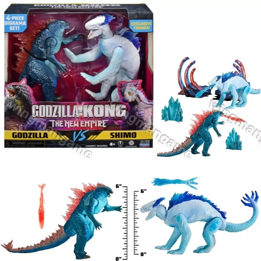 Godzilla X Kong The New Empire - Godzilla Vs Shimo (2 Pack
