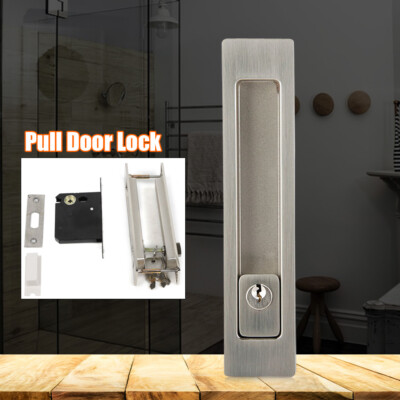 Aluminium Alloy Reading Room Pocket Door Lock Sliding Privacy Latche With Key