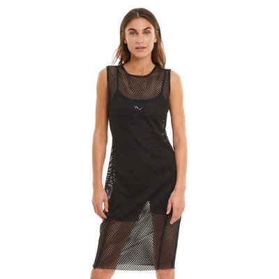 

Сетчатое миди-платье Puma Evide Womens Size  Casual 599726-01, Черный
