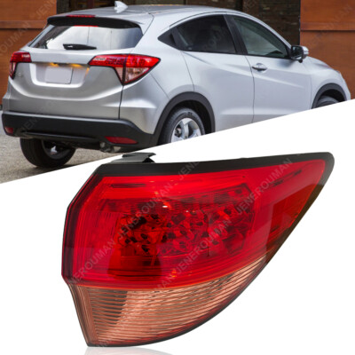RH Passenger Right Side Tail light For 16-18 Honda HR-V HRV LED Outer Rear Lamp