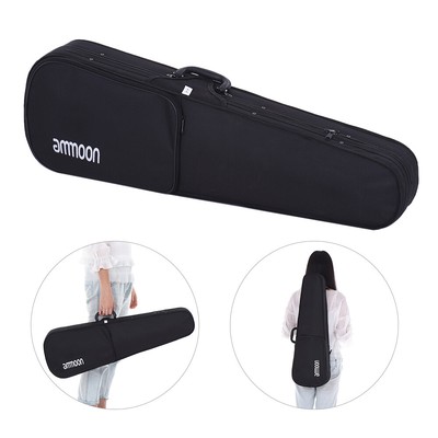 ammoon Full Size 4/4 Acoustic Electric Violin Fiddle Solid Wood Body Ebony F4E5