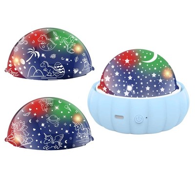 3in1 Projector Galaxy Starry Sky Night Light Ocean Star LED Lamp Decor Xmas Gift