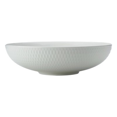 Maxwell & Williams Diamonds Round Bowl, Bowl, Porcelain, White, 28 cm, 2 L