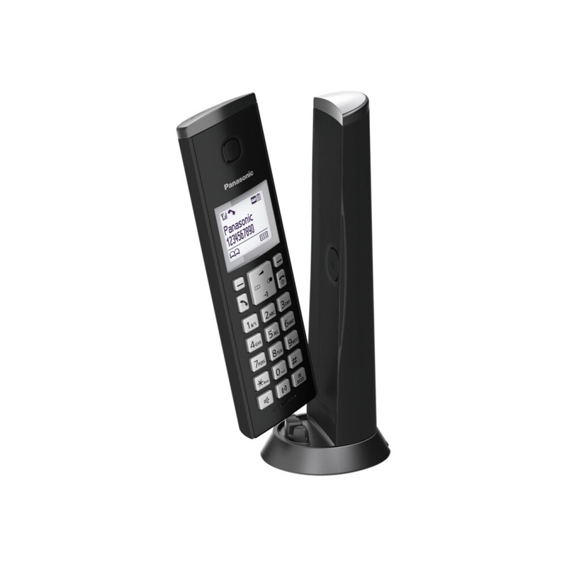 Panasonic Telephone Numerique Noir Schwarz Schnurlostelefon Mit Anrufbeantworter