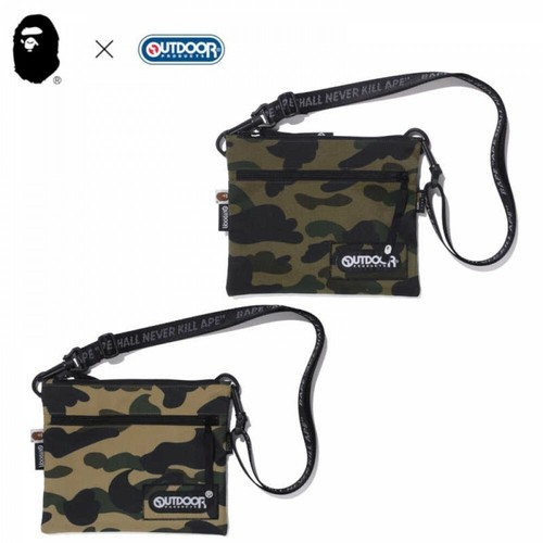 A BATHING APE Mini Shoulder Crossbody Bag BAPE x OUTDOOR