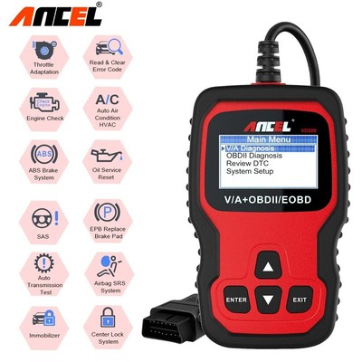 Ancel VD500 OBD2 Automotive Scanner Code Reader Car Diagnostic Tool For VAG VW