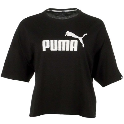 Женская футболка с коротким рукавом и круглым вырезом Puma с искусственной вышивкой, размер L