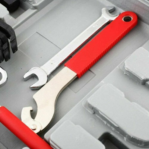 44pcs Professional Complete Bike Repair Tools Tool Kit Set Home Mechanic Cycling
