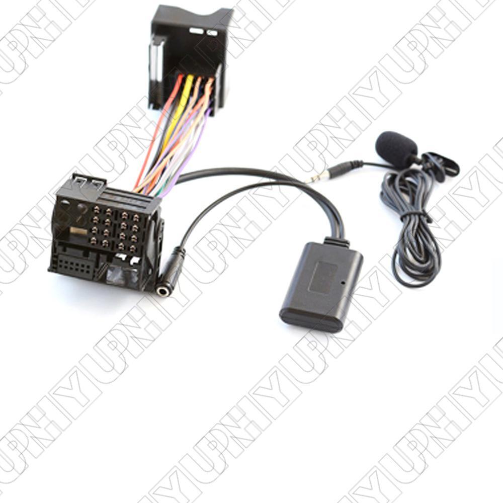 12PIN AUX Bluetooth 5.0 Adapter Wireless Music Audio Cable Microphone For BMW