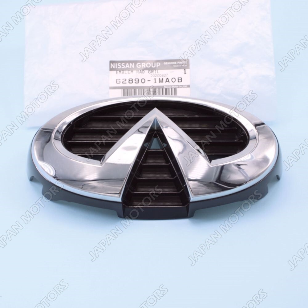 Genuine Nissan 2011-2013 INFINITI M37 M56 Front Grille Logo Emblem  62890-1MA0B