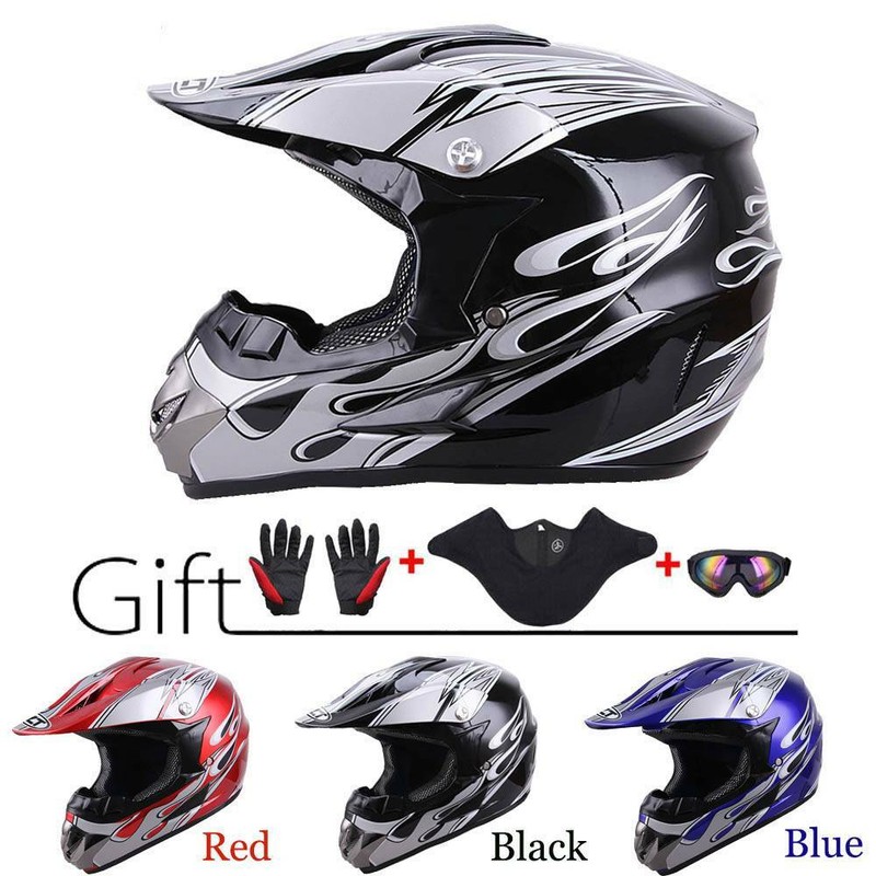 DOT Adult Racing Helmet MX Motocross Dirt Bike Off-Road ATV 