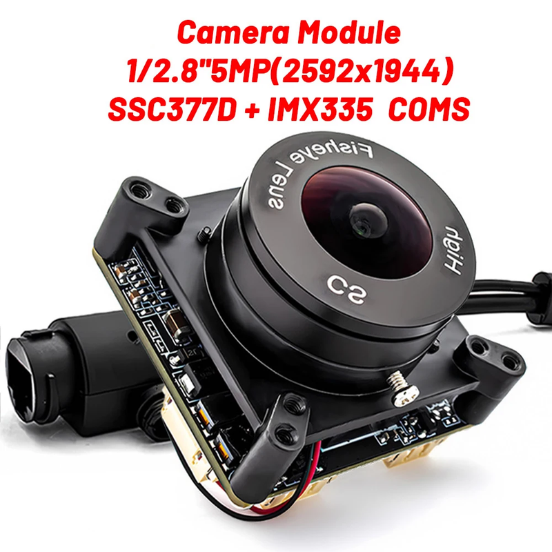 RTSP RTMP 5MP IP Camera Module 2592*1944 25FPS IMX335 CMOS With Varifocal CS Len