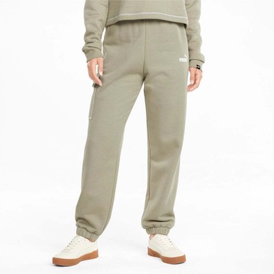

Puma Power Fleece Cargo Sweatpants Женские зеленые повседневные штаны 855934-42, Зеленый, Puma Power Fleece Cargo Sweatpants