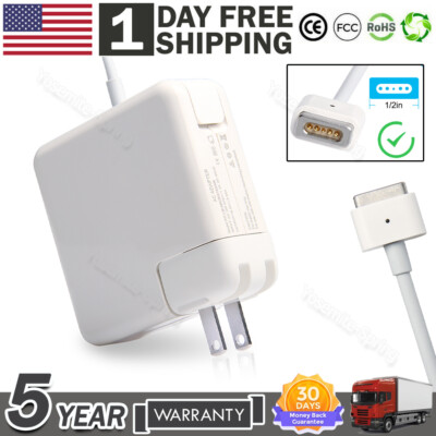60W T-Tip AC Power Adapter Charger for Apple MacBook Pro 13'' 13.3'' 2006 - 2012