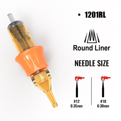 20PCS Professional Cartridge Needles for Tattoo machine RL/RS/RM/M1