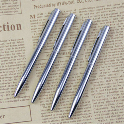 Mini Pocket- Size Ballpoint Pen Metal Rotating Small Portable Oil Black Cute Pen