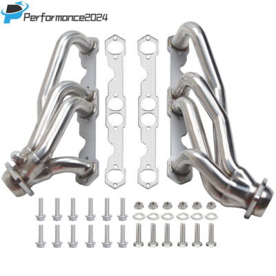 Stainless Steel Exhaust Headers Truck For Chevy GMC 88-97 5.0L/5.7L 305 350 V8