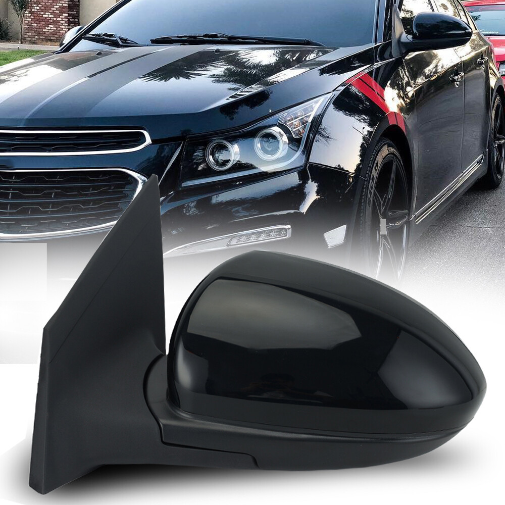Привод бокового зеркала заднего вида для Chevrolet Cruze 2011-2015 2016 LH 3Pin Черный с ручным складыванием