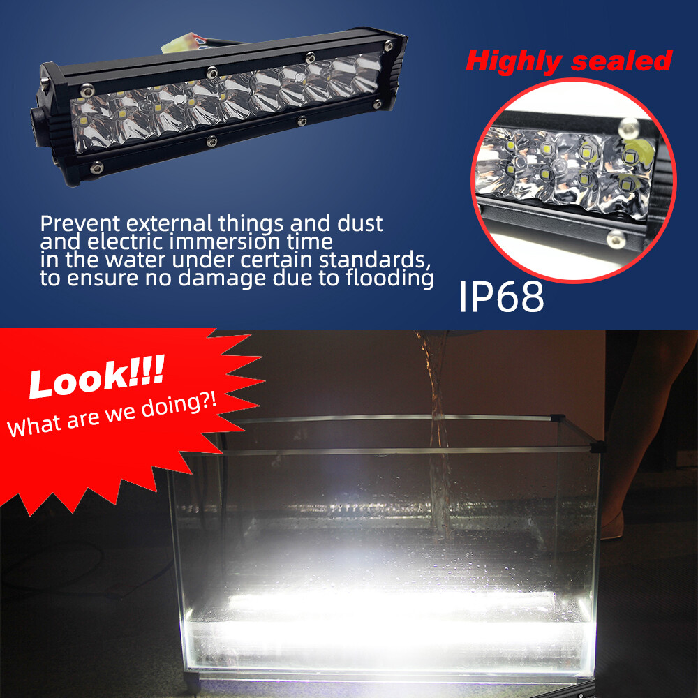 For Honda CRF450X/450/110F CRF230F CRF250F LED Headlight Light Bar Kit Dirt Bike