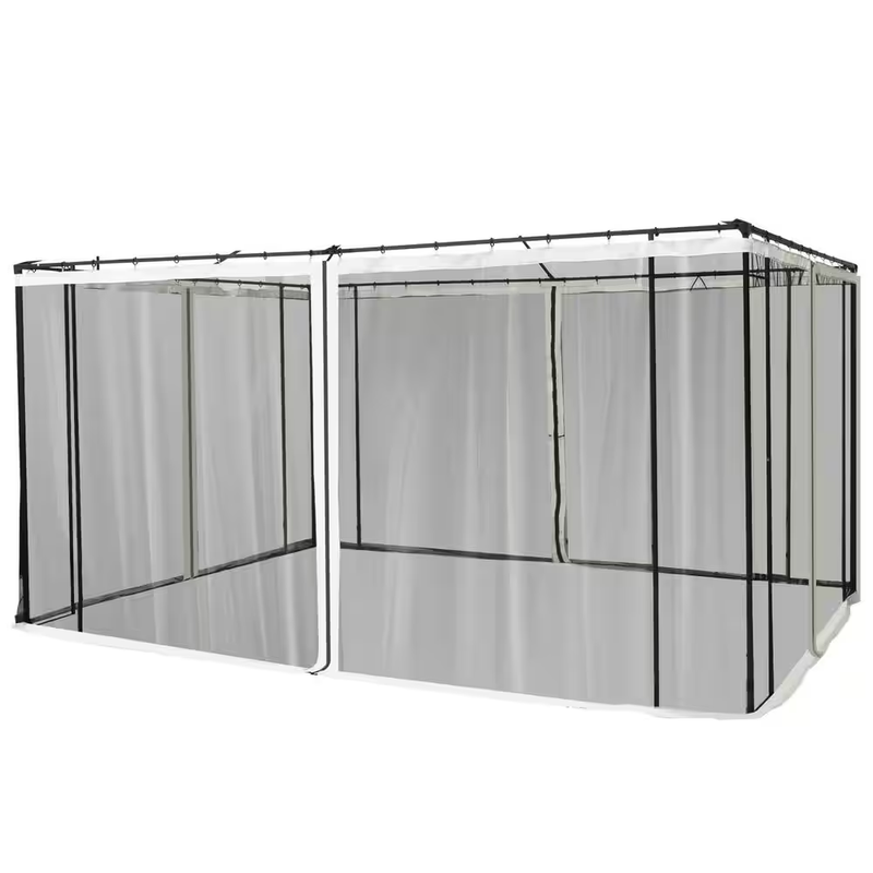 Replacement Mesh Mosquito Netting Screen Walls for 10 ft. x 