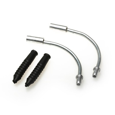2x Pair V Brake Noodles Cable Guides Boots Mountain Road Bicycle Bike Front Rear