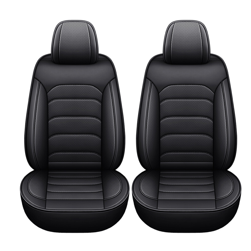 For Toyota RAV4 Front + Rear Car Seat Covers 5-Seats Protector Leather Full Set