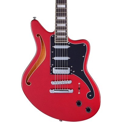 D'Angelico Premier Bedford SH Guitar Offset Stopbar Tailpiece Oxblood