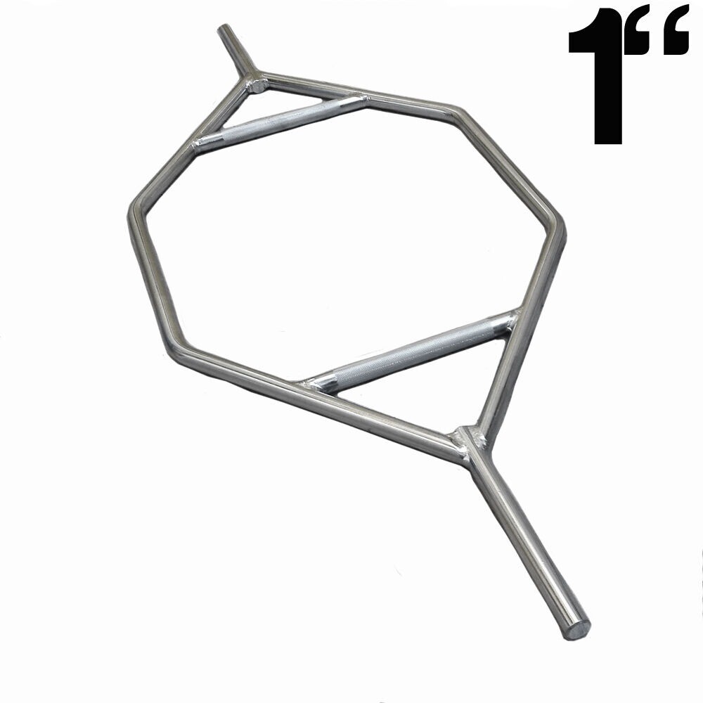 Bodybuilding Hex / Shrug Bar / Trap Bar (1 inch Standard Size) in