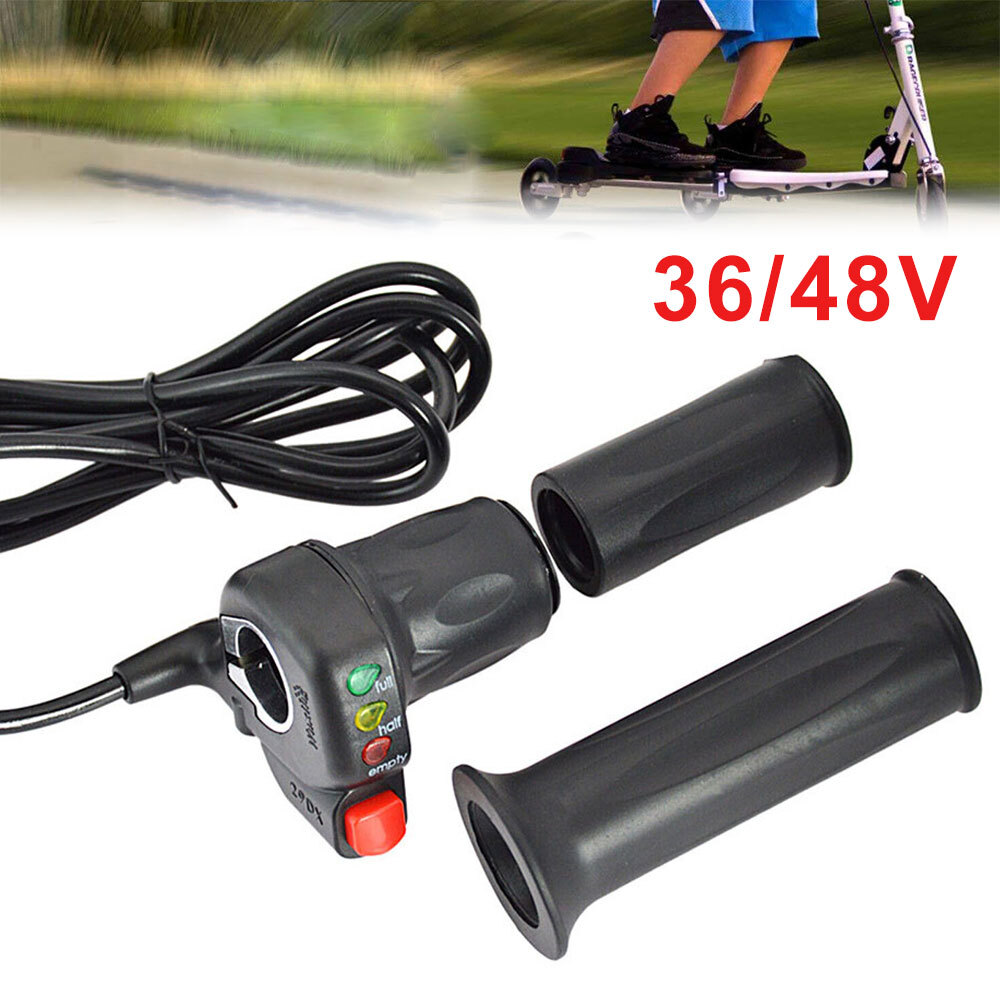 36V 48V Electric Twist Thumb Throttle Bicycle Scooter Speed Control for E-bike