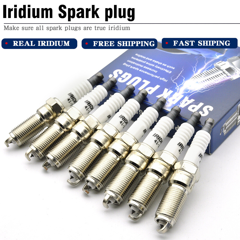 8X CNPAPC 12622441 41-114 Iridium Spark Plugs for 2016-17 Cadillac Chevrolet GMC