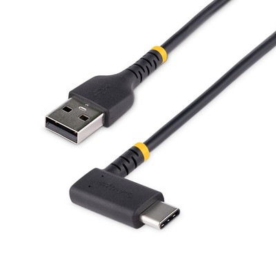 Startech.com R2ACR-30C USB Cable 1ft 30cm USB A to C Charging Cable Right Angle