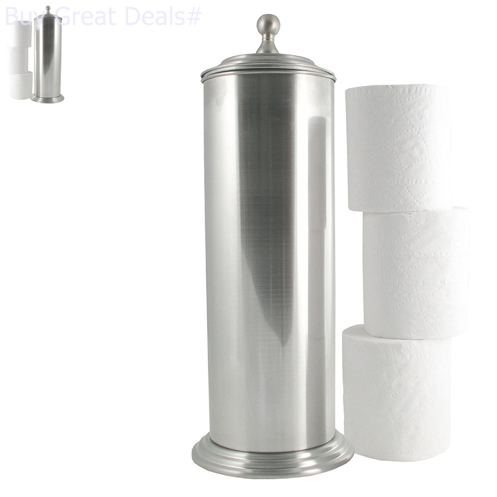 Toilet Paper Holder Multiple Rolls Bathroom Toilet Roll Stand Brushed