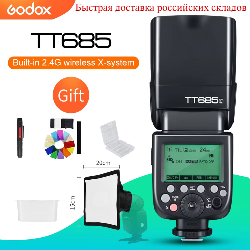 Godox TT685 TT685C TT685N TT685S TT685F TT685O TTL HSS Camera Flash Speedlite fo