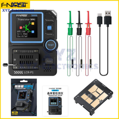 FNIRSI LCR-P1 Transistor Tester Diode Triode MOSFET NPN PNP SMD LCR ESR Meter US