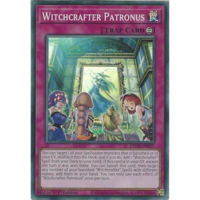 ETCO-EN077 Witchcrafter Patronus : Super Rare Card : 1st Edition : YuGiOh TCG