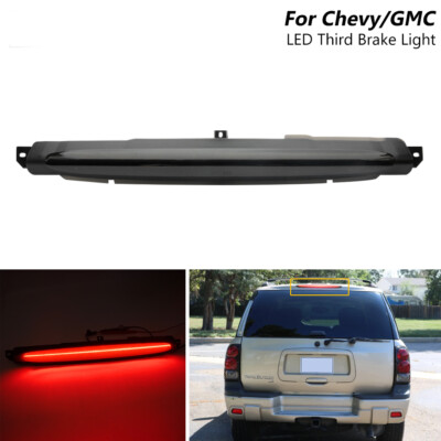 For 2002-2009 Chevy TrailBlazer GMC Envoy Smoked LED Third 3rd Brake Tail Light