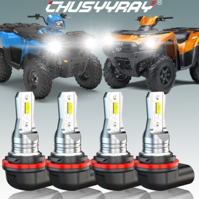 For kawasaki Teryx Mule Brute Force 750 2009-20 LED Bulb 12V 35/35W 3 connectors