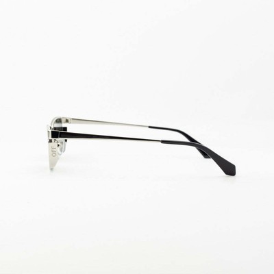 Pre-owned Off-white Oeri119s24met0017207 Richfield Silver Sunglasses In Gray