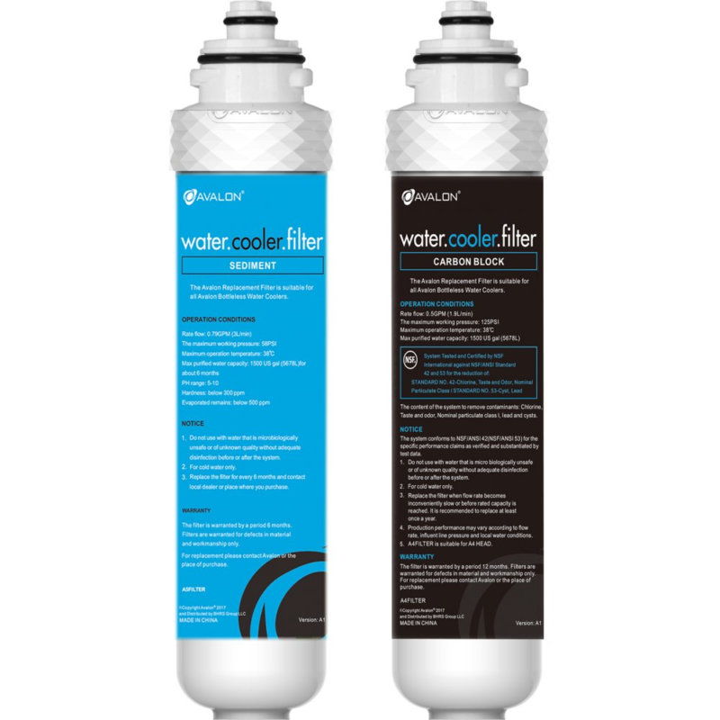 S For Avalon Branded Bottleless Water Coolers