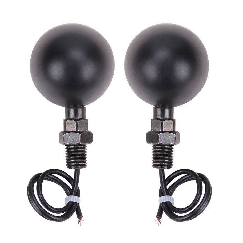 Black Motorcycle Turn Signal Blinker Lights For Harley Sportster XL1200 883 Dyna