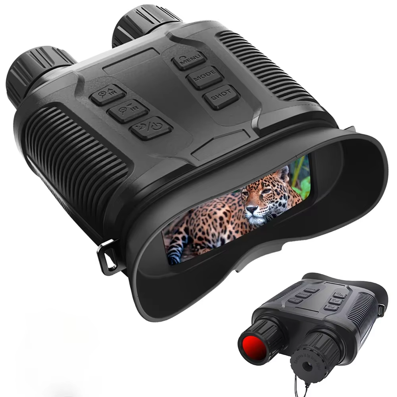 NV3280 4K UHD Full Color Binocular Telescope 36MP 10X Optical 8X Zoom 500M Infra