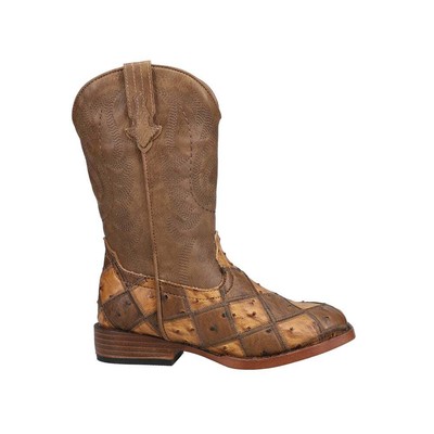 

Ковбойские молодежные ботинки Roper Bird Blocks Square Toe Cowboy для мальчиков, размер 13 M, вестерн, ковбойские сапоги 0, Коричневый, Roper Bird Blocks Square Toe Cowboy Youth