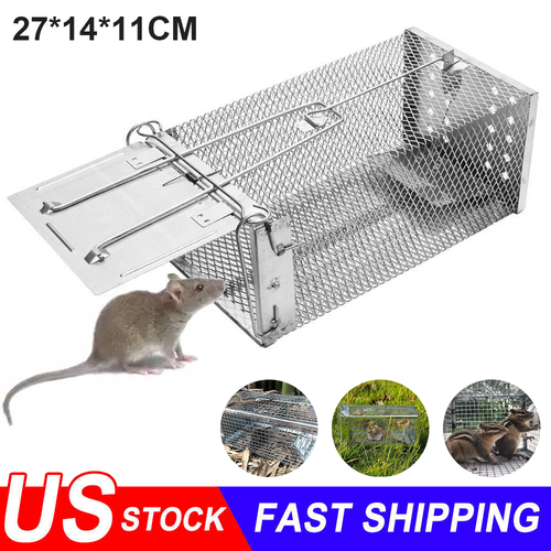 Mouse Trap Rat Trap Rodent Trap Live Catch Cage Easy to Set Up and Reuse USA