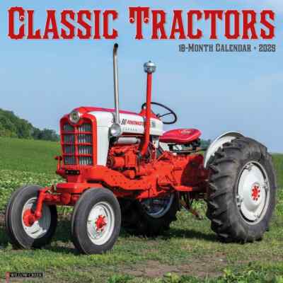 Willow Creek Press,  Classic Tractors 2025 Wall Calendar