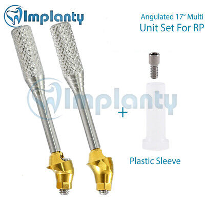 Angled Multi Unit Abut ment 17° Plastic Set RP Conical Connection Dental 
